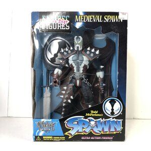 Todd McFarlane's Ultra-Action Figure 12" Super Size MEDIEVAL SPAWN New In Box